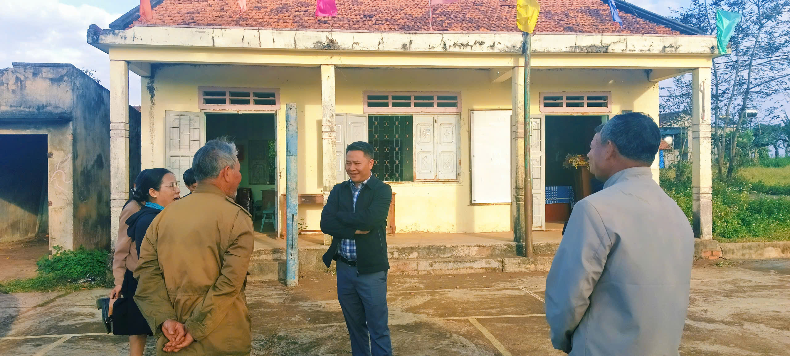 Khảo sát khu vực bỏ phiếu bầu cử đại biểu Quốc hội khóa XVI và HĐND các cấp nhiệm kỳ 2026-2031 trên địa bàn xã Phú Xuân